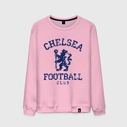 Свитшот хлопковый мужской Chelsea FC: Lion, цвет: светло-розовый