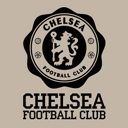 Свитшот хлопковый мужской Chelsea FC: Emblem, цвет: миндальный — фото 2