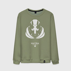 Свитшот хлопковый мужской Anti-Mage из Доты 2 Magina, цвет: авокадо