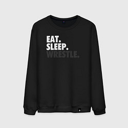 Мужской свитшот EAT SLEEP WRESTLE