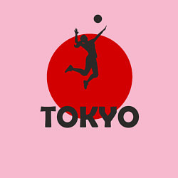 Свитшот хлопковый мужской Tokyo Volleyball, цвет: светло-розовый — фото 2