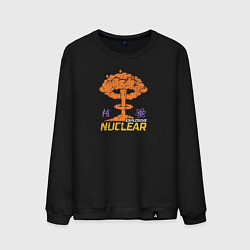 Свитшот хлопковый мужской Atomic Heart: Nuclear Explosive, цвет: черный