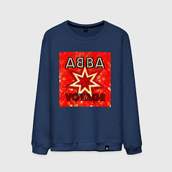 Свитшот хлопковый мужской ABBA новый альбом Voyage, цвет: тёмно-синий