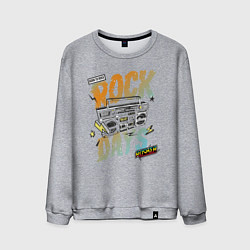 Свитшот хлопковый мужской Rock Days, цвет: меланж