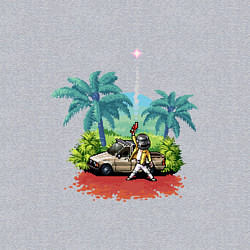 Свитшот хлопковый мужской Pixels PUBG, цвет: меланж — фото 2