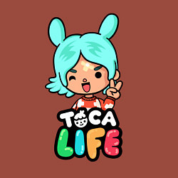 Свитшот хлопковый мужской Toca Life, цвет: кирпичный — фото 2