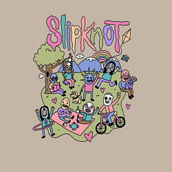 Свитшот хлопковый мужской SLIPKNOT, цвет: миндальный — фото 2