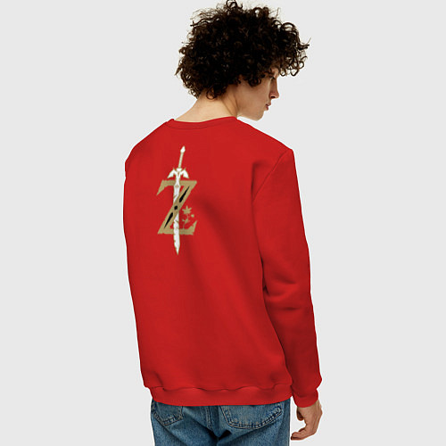Мужской свитшот Z Link / Красный – фото 4