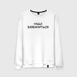 Мужской свитшот Надо заземлиться