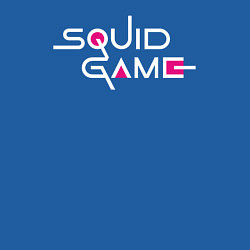 Свитшот хлопковый мужской Squid Game: Logo, цвет: синий — фото 2