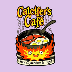 Свитшот хлопковый мужской Calcifer cook, цвет: лаванда — фото 2