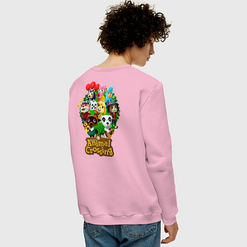 Мужской свитшот Animal Isabel / Светло-розовый – фото 4