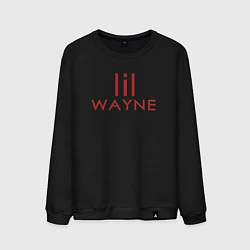 Свитшот хлопковый мужской Lil Wayne, цвет: черный