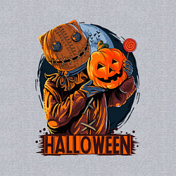 Свитшот хлопковый мужской Halloween Scarecrow, цвет: меланж — фото 2