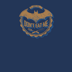 Свитшот хлопковый мужской Dont eat me! Не стоит есть мышей, на синем, цвет: тёмно-синий — фото 2