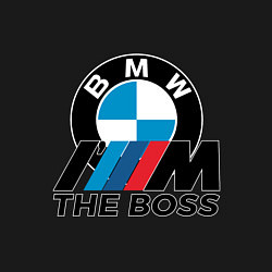 Свитшот хлопковый мужской BMW BOSS, цвет: черный — фото 2