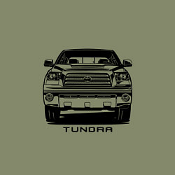 Свитшот хлопковый мужской Тойота Тундра, цвет: авокадо — фото 2