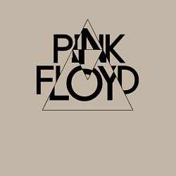 Свитшот хлопковый мужской PINK FLOYD LOGO ПИНК ФЛОЙД, цвет: миндальный — фото 2