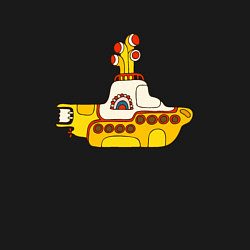 Свитшот хлопковый мужской The Beatles Yellow Submarine в дудл стиле, цвет: черный — фото 2