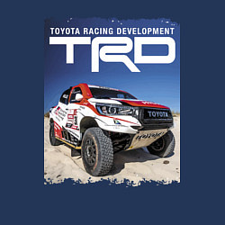 Свитшот хлопковый мужской Toyota Racing Development, desert, цвет: тёмно-синий — фото 2