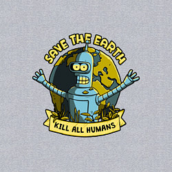 Свитшот хлопковый мужской Bendеr, цвет: меланж — фото 2