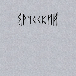 Свитшот хлопковый мужской Я РУССКИЙ РУНЫ RUNES Z, цвет: меланж — фото 2