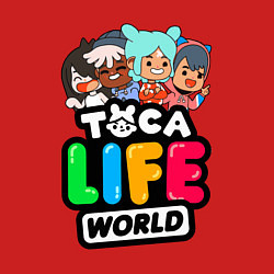 Свитшот хлопковый мужской TOCA LIFE WORLD ТОКА ЛАЙФ ВОРЛД ПЕРСОНАЖИ, цвет: красный — фото 2