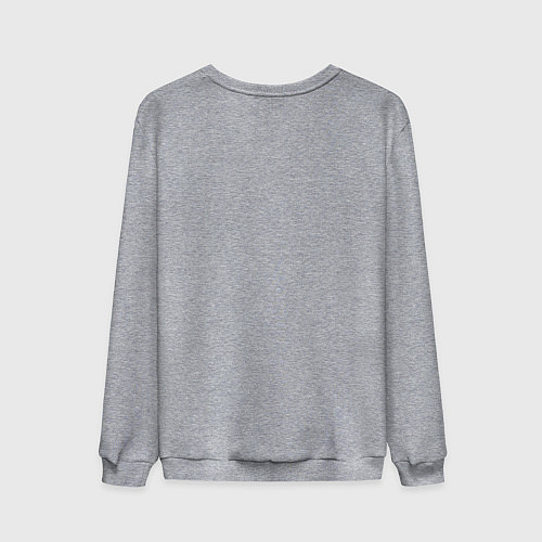 Мужской свитшот МИР МАЙНКРАФТА, КУБИКИ / Меланж – фото 2