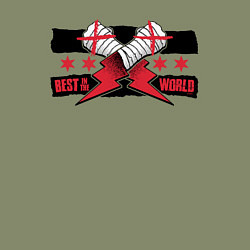 Свитшот хлопковый мужской CM Punk AEW BITW, цвет: авокадо — фото 2