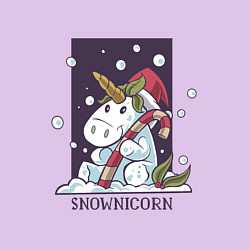 Свитшот хлопковый мужской Snownicorn, цвет: лаванда — фото 2
