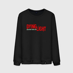 Мужской свитшот DYING LIGHT RED LOGO GNGL