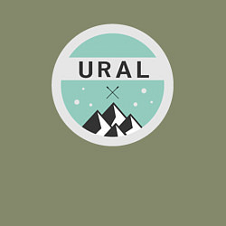 Свитшот хлопковый мужской УРАЛ 01, цвет: авокадо — фото 2