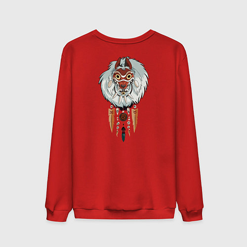 Мужской свитшот Angry princess / Красный – фото 2