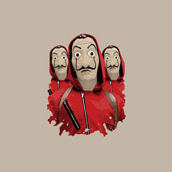 Свитшот хлопковый мужской Money Heist Trio, цвет: миндальный — фото 2