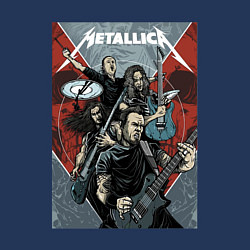 Свитшот хлопковый мужской Metallica - cool dudes!, цвет: тёмно-синий — фото 2