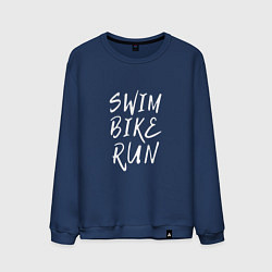 Мужской свитшот SWIM BIKE RUN