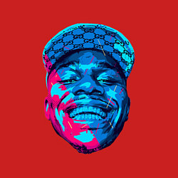 Свитшот хлопковый мужской DaBaby Art, цвет: красный — фото 2