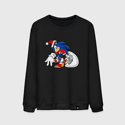 Мужской свитшот Santa Claus Sonic the Hedgehog