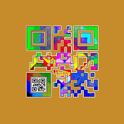 Свитшот хлопковый мужской Color QR, цвет: горчичный — фото 2