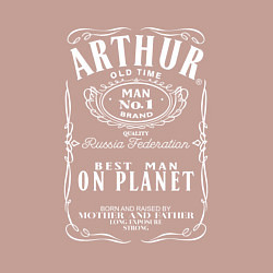 Свитшот хлопковый мужской АРТУР в стиле ДЖЕК ДЭНИЭЛС, цвет: пыльно-розовый — фото 2