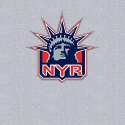 Свитшот хлопковый мужской Нью Йорк Рейнджерс New York Rangers, цвет: меланж — фото 2