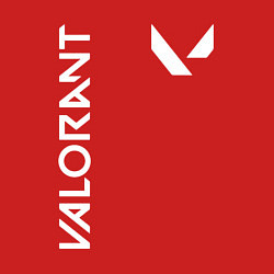 Свитшот хлопковый мужской Valorant - Logo, цвет: красный — фото 2