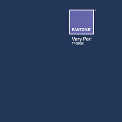 Свитшот хлопковый мужской PANTONE 17-3938 Very Peri, цвет: тёмно-синий — фото 2