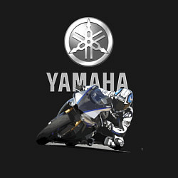 Свитшот хлопковый мужской YAMAHA - racing team, цвет: черный — фото 2
