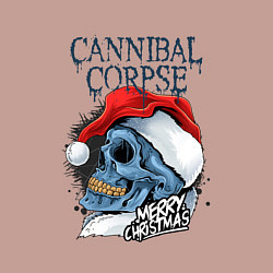 Свитшот хлопковый мужской Cannibal Corpse Happy New Year, цвет: пыльно-розовый — фото 2