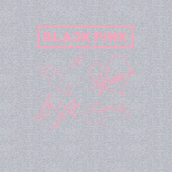 Свитшот хлопковый мужской BLACKPINK АВТОГРАФЫ БЛЭКПИНК, цвет: меланж — фото 2