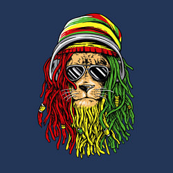 Свитшот хлопковый мужской Rasta lioN, цвет: тёмно-синий — фото 2