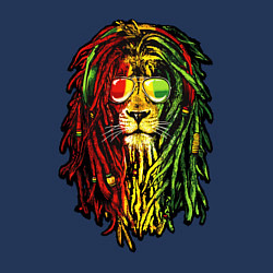 Свитшот хлопковый мужской Jam lioN, цвет: тёмно-синий — фото 2