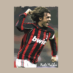 Свитшот хлопковый мужской Paolo Cesare Maldini - Milan, цвет: миндальный — фото 2