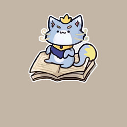 Свитшот хлопковый мужской The Magical Cat Yuumi, цвет: миндальный — фото 2